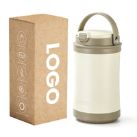 Boîte à lunch isotherme en acier inoxydable, 3 compartiments, couvercle en plastique, anti-fuite, sans BPA, passe au lave-vaisselle, design moderne