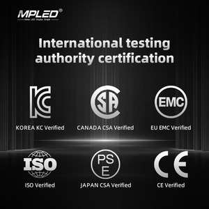 Mled ngoài trời LED màn hình quảng cáo dễ dàng để loại bỏ và cài đặt độ nét cao p2.85 P4 p6.25 LED hiển thị video tường giá - Product Image 6