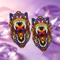 Épinglette Gothique Scintillante en Émail – Conception Personnalisée, Prix Abordable, Qualité Supérieure – Badge Métallique à Revers, Broche, Texte Personnalisé, Épinglette de Collection, Cadeau