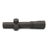 Lunette de tir Holy Warrior NF HWO-NXS 1-4x24mm LPVO SFP en aluminium à 3 fentes avec tube de 30 mm, marquages originaux complets pour la chasse