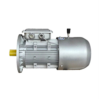 Moteur asynchrone triphasé à frein IE3 à haute fiabilité avec boîtier en aluminium B5 pour machines agricoles