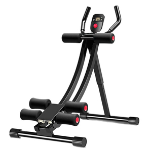 Appareil d'entraînement abdominal en <span class=keywords><strong>fer</strong></span> pliable, réglable sur 4 niveaux, pour sit-ups et remodelage de la taille, équipement de musculation du tronc pour femmes à domicile - Product Image 2