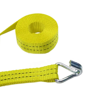 2000kg 5M Polyester 38mm Sangle d'arrimage de la cargaison Sangle à cliquet Sangle de ceinture à cliquet pour cargaison