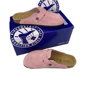 2026 Vente en gros usine Mode Haute qualité Chaussures en stock Boken à semelle intermédiaire en liège, Mules plates confortables - Product Image 3