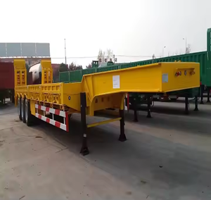 รถกึ่งพ่วงมือสองดีไซน์พื้นเรียบสำหรับใช้ในคอนเทนเนอร์ - Product Image 6