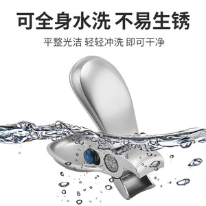 Stainless Steel Nail Clipper 15 Mm Flat Mouth For Finger Manicure Tool - Product Image 3