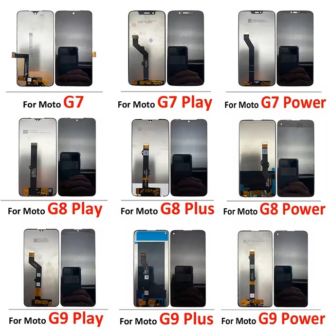 Mobile Phone Lcds Screen Wholesale for Motorola G7 G7 Plus G7 Power G7 Play Lcd Phone Screen Display Replacement.