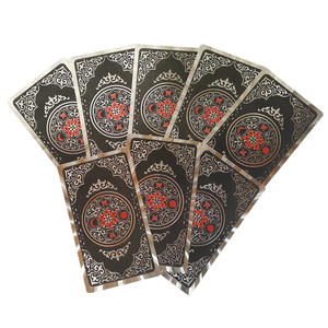 Wasserdichte Goldfolie Luxus-Plastik-Tarotkarten Buntes Wahrsage-Brettspiel mit Exquisiter Klappbox und Anleitung - Product Image 2