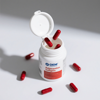 Huile d'astaxanthine OEM 8mg en gélules souples végétaliennes antioxydantes, 60/120 unités pour marque privée - Soutien immunitaire et énergétique pour adultes