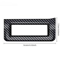 Pour Suzuki SWIFT 2024 2025 noir brillant Style en Fiber de carbone ABS voiture phare réglage interrupteur bouton de commande couverture accessoires