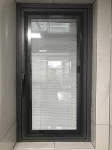 Combinación de ventana 2 en I Persianas integrales inteligentes de aluminio Persianas opacas Persianas de integración de ventana abatible Persianas de deslizamiento rápido - Product Image 3