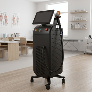 เครื่องกำจัดขนด้วยเลเซอร์ไดโอด 4000W 808 แบบแนวตั้ง ลดราคาพิเศษ 4 ความยาวคลื่น ระบบทำความเย็น กำจัดขนถาวร ไม่เจ็บปวด อุปกรณ์เสริมความงามด้วยเลเซอร์ - Product Image 1