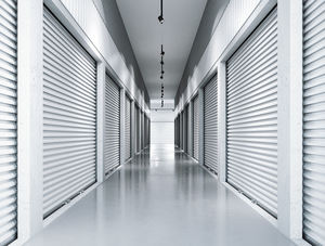 ประตูบานเกล็ดโซ่มือสไตล์อุตสาหกรรมที่ทันสมัยพื้นผิวทาสีกันน้ำสำหรับการประชุมเชิงปฏิบัติการและซูเปอร์มาร์เก็ต - Product Image 4