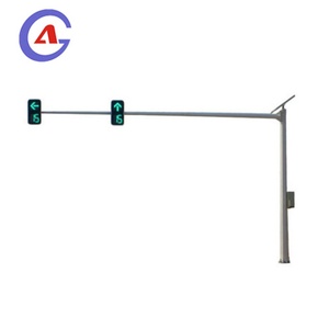 Poste de Luz Personalizado para Exteriores, Galvanizado en Caliente, Poste Alto para Iluminación de Calles, Señales de Tráfico y Lámparas - Product Image 2