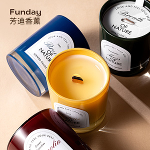 Funday Scented <b>Candle</b> 200g Breath Of Nature Fragrance <b>Gift</b> - Product Image 1
