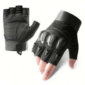Venta al por mayor personalización ajustable utilidad guantes tácticos con material de microfibra de refuerzo guantes de Ciclismo de motocicleta - Product Image 2