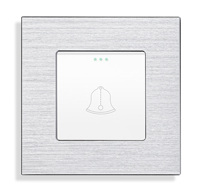 Tawoia Bouton poussoir marche/arrêt Interrupteur mécanique avec cadre en aluminium de luxe CE CB ROHS EAC