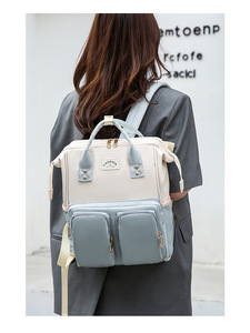 Personalizado recién llegado Mommy Bay impermeable pañal aislado portavasos almacenamiento bebé <span class=keywords><strong>bolsa</strong></span> mochila cochecito organizador mamá <span class=keywords><strong>bolsa</strong></span> - Product Image 4