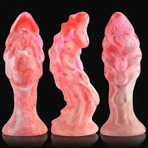 Consolador grande monstruo de 7,1 pulgadas, consolador enorme de silicona líquida, Juguetes sexuales para adultos, consolador de dragón, estimulador <span class=keywords><strong>Vaginal</strong></span> y Anal, juguete sexual para mujeres - Product Image 5