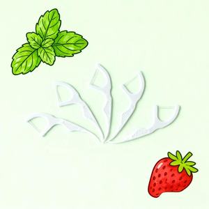 Matériaux de qualité alimentaire avec des saveurs personnalisées, doux pour les gencives, outils de soins bucco-dentaires, cure-dents, bâtonnets, cure-dents à fil <span class=keywords><strong>dentaire</strong></span> - Product Image 4