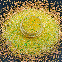 Paillettes en polyester de qualité supérieure KingCh pour la décoration de chaussures, sacs, vêtements, résistantes aux solvants, irisées