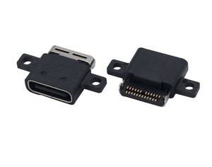 Conector USB Tipo C Hembra Estándar, Resistente al Agua, de 24 Pines, Montaje SMT, 30V, Sin Blindaje, Carga Rápida - Product Image 1