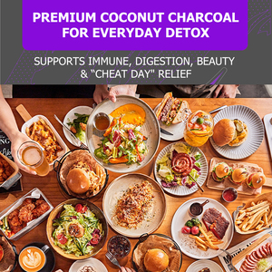 Customized Packaging Activated Charcoal Capsules Boost Immunity Natural Detox Support Capsules Promote Digestive for Adults - Product Image 3