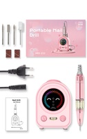 Kit de manucure portable professionnel, mini perceuse à ongles électrique 35000 tr/min, perceuse à ongles électrique pour salons de beauté