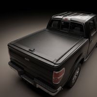 Couverture de benne de camion rétractable manuelle en aluminium rigide, étanche à l'eau et à la poussière