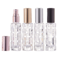 Atomiseur de parfum miniature 10 ml, rechargeable, portable, en forme de melon amer, flacon de parfum vide en verre transparent, flacon de recharge pour vaporisateur de parfum