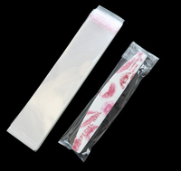 Emballage personnalisable transparent en BOPP imprimé en héliogravure, anti-odeur, de qualité alimentaire, avec fermeture auto-adhésive, pour pâtisserie, cadeaux et bonbons