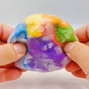 Waxcracking Clay Crispy <b>Ball</b> Handcrafted Stress Relief Slow Rebound Soft <b>Squeezing</b> Squishy Squeeze Toy for Kids - Product Image 4