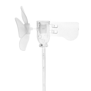 Mini modèle d'éolienne avec lumière LED verte, jouet scientifique éducatif en plastique pour enfants de 4 à 6 ans, fonctionnement manuel, géométrique - Product Image 5