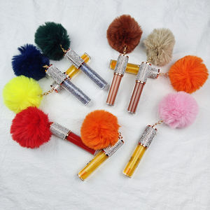 Lucidalabbra di cristallo di lusso a diamante schiacciato con palla per capelli idratante <span class=keywords><strong>sirena</strong></span> scintillante prodotto per il <span class=keywords><strong>trucco</strong></span> - Product Image 4