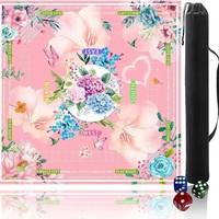 Tapis de Mahjong transfrontalier en boue de diatomée, antidérapant, insonorisant, facile d'entretien, lavable, pour le divertissement à domicile