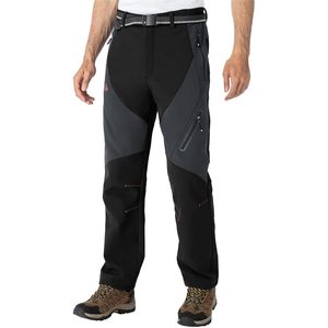 Pantalon de ski pour homme Rdruko, imperméable, doublé en polaire, 4 poches zippées, pour la randonnée hivernale, le travail et les activités de plein air - Product Image 2
