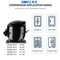 Compresseur de réfrigérateur à mouvement alternatif GMCC FE45E1M-U 1/6HP 110V 60Hz pour mini-réfrigérateur et congélateur