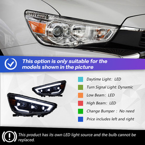 Faros LED Nuevos para Mitsubishi <span class=keywords><strong>ASX</strong></span> 2013-2016, Actualizados con DRL, 10000 Lúmenes, 12V, 5000K - Product Image 5