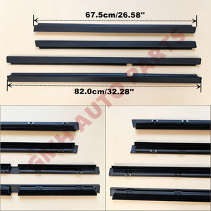 Joint en caoutchouc noir pour vitre extérieure Mitsubishi Pajero/Montero 1982 <span class=keywords><strong>1983</strong></span> 1984 1985 1986 1987 1988 1989 1990 1991 OE #   MB364543 - Product Image 3