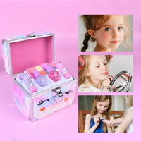 Date Vente Chaude Enfants Faire semblant De Jouer Beauté Dressing Dress-up Cosmétique Kit Fille Lavable Non-toxique Maquillage Ensemble