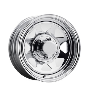 Jantes de <span class=keywords><strong>remorque</strong></span> en acier blanc, roues à 8 rayons, <span class=keywords><strong>4x100</strong></span> 14 pouces, jantes de <span class=keywords><strong>remorque</strong></span> - Product Image 4