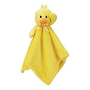 Manta de Seguridad de Pato Amarillo Suave de 16 Pulgadas para Bebés, Unisex, Juguete de Peluche para Recién Nacidos y Niños Pequeños - Product Image 1