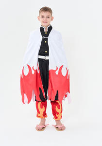 CR ROLECOS Atuendo Kimono Para Niñas de Tanjirou Zenitsu Giyuu de Demon Slayer Disfraz de <span class=keywords><strong>Cosplay</strong></span> de <span class=keywords><strong>Anime</strong></span> Conjunto con Patrón de Figura Para <span class=keywords><strong>Cosplay</strong></span> - Product Image 3
