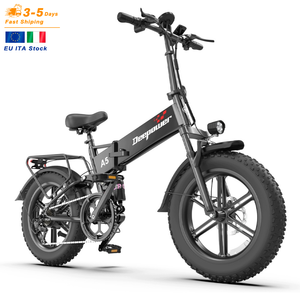 Bicicleta Eléctrica Plegable Deepower A5 con Neumáticos Gruesos de 20 Pulgadas, 250W, 90Nm de Torque, Sensor, 48V15Ah, Carga de 150kg, para Adultos, Todo Terreno, Disponible en Almacén de Italia, UE - Product Image 1