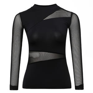 Hauts de <span class=keywords><strong>danse</strong></span> pour femmes, sexy, à épaule asymétrique - Product Image 3