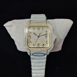 นาฬิกาสปอร์ตหรูหราประดับ<span class=keywords><strong>เพชร</strong></span>โมอิสซาไนต์ <span class=keywords><strong>VVS</strong></span> 1 พร้อมกลไกอัตโนมัติ ETA ตัวเรือนสแตนเลสสตีล 904L หน้าปัดแบบเข็ม - Product Image 4