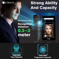 Software libre Dispositivo facial Reconocimiento facial Tiempo DE ASISTENCIA Máquina Control de acceso