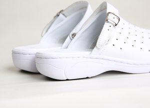 Scarpe da Lavoro in Vera Pelle Bianca con Punta in Acciaio <span class=keywords><strong>per</strong></span> Medici, Ciabatte Estive Antiscivolo Leggere <span class=keywords><strong>per</strong></span> <span class=keywords><strong>Infermieri</strong></span> e Cucina - Product Image 6