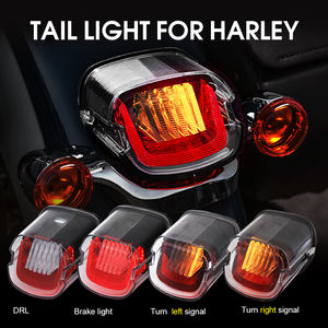 3 fils 22r Led Stop feu arrière indicateur lumineux coulant feu latéral arrière Led <span class=keywords><strong>moto</strong></span> feu arrière pour vélo classique <span class=keywords><strong>moto</strong></span> - Product Image 2