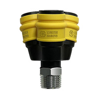 Y Type Male Thread Pneumatic Fitting Plastic Steel Push In Quick Connector 1/2" 3 Way Air Hose Splitter 1 to 3 Air Tube Joint